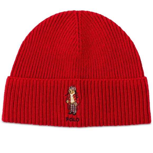 Polo Ralph Lauren Men's Holiday Bear Beanie - Rl 2000 Re - Picture 1 of 2